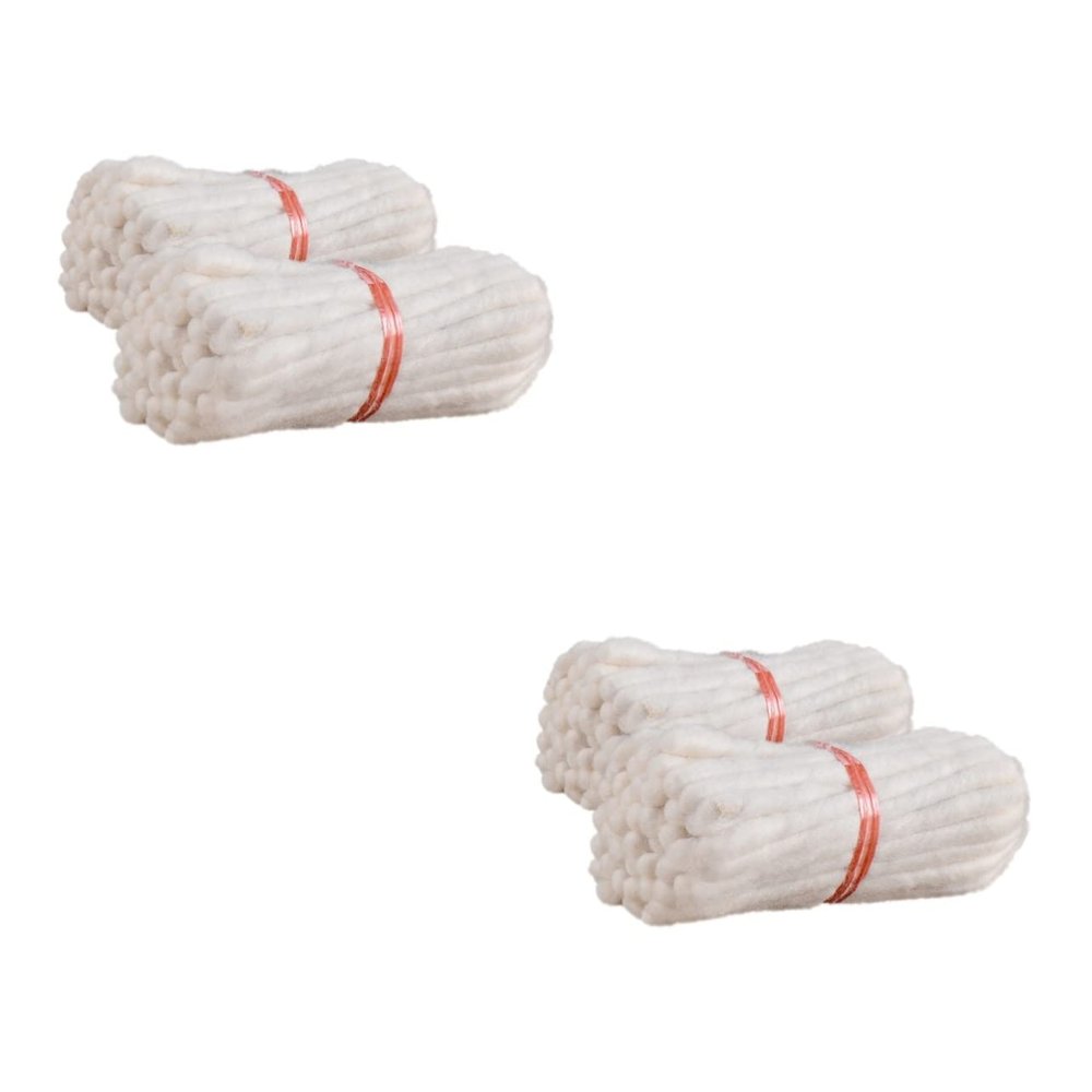 Cabilock 4sets Cotton Wicks for Oil Lamps of Replaceable Cotton Candle Wicks for Kerosene for Projects and Use