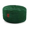 CordaRoy's Corduroy Bean Bag Pouf Footstool - Washable Fabric Ottoman Cover with Durable Foam Insert - Versatile Footrest for Basement, Living Room, Office - 26" x 17" - Rainforest | Made in The USA view 4
