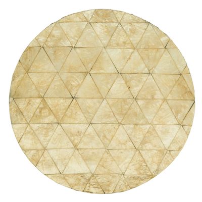 Geometric Capiz Table Placemats (Set of 4)