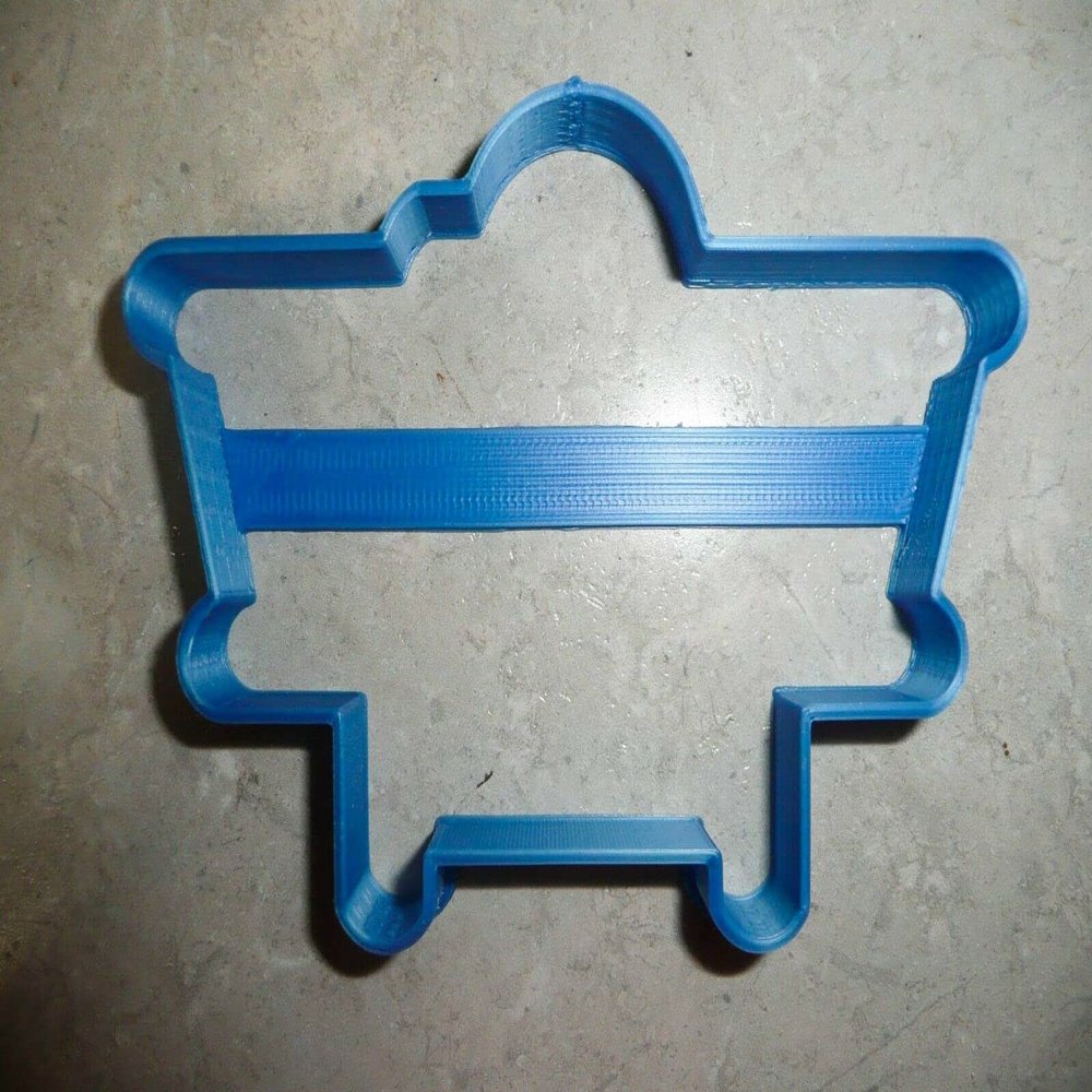 BIPLANE OUTLINE FRONT VIEW FIXED WING AIRCRAFT TWO WING COOKIE CUTTER dhrastore178