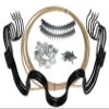 24" Inch Sofa Seat Replacement Coil with 25' Ft Spring Wire, 40 Stay Clips & 8 Upholstery Clips Repair Kit view 1