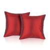 AeraVida Decorative Pink Elephant Animal Motif Sequin Accent Throw Pillow Cover Set of 2 | Elephant Set Cushion Covers | Decorative Throw Pillow Cushion Covers | Pillow Cases Standard Size view 3