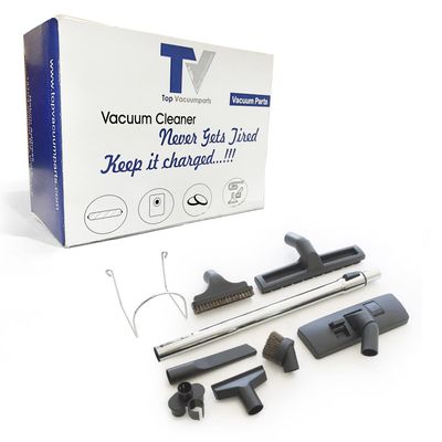 9 Pcs Vacuum Attachments Fit for Shop Vac Accessories 1 1/4" Vacuum Extension Wand, 1 1/4 inch (32 mm) Includes Crevice, Upholstery Brush, Dust Brush Tool, Hose Hanger, and 3 pcs Holder kits