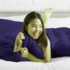 Phoenix Citadel Full All-Season Cooling Warmth Comforter Set  3 Piece Bedding  100% Egyptian Cotton, Long-Staple & Silky Soft  Luxury Hotel-Quality Duvet Insert  Machine Washable - Egg Plant view 2