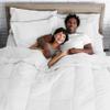 Phoenix Citadel Twin XL All-Season Cooling Warmth Comforter Set  3 Piece Bedding  100% Egyptian Cotton, Long-Staple & Silky Soft  Luxury Hotel-Quality Duvet Insert  Machine Washable - White view 4