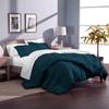 Oversized King All-Season Cooling Warmth Comforter Set  3 Piece Bedding  100% Egyptian Cotton, Long-Staple & Silky Soft  Luxury Hotel-Quality Duvet Insert  Machine Washable - Teal Blue view 1