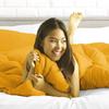 Phoenix Citadel Oversized King All-Season Cooling Warmth Comforter Set  3 Piece Bedding  100% Egyptian Cotton, Long-Staple & Silky Soft  Luxury Hotel-Quality Duvet Insert  Machine Washable - Gold view 2