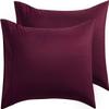 Phoenix Citadel Oversized King All-Season Cooling Warmth Comforter Set  3 Piece Bedding  100% Egyptian Cotton, Long-Staple & Silky Soft  Luxury Hotel-Quality Duvet Insert  Machine Washable - Wine view 4