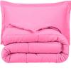 Phoenix Citadel Twin XL All-Season Cooling Warmth Comforter Set  3 Piece Bedding  100% Egyptian Cotton, Long-Staple & Silky Soft  Luxury Hotel-Quality Duvet Insert  Machine Washable - Pink view 3