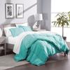 Phoenix Citadel Twin All-Season Cooling Warmth Comforter Set  3 Piece Bedding  100% Egyptian Cotton, Long-Staple & Silky Soft  Luxury Hotel-Quality Duvet Insert  Machine Washable - Aqua Blue view 1