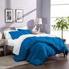 Phoenix Citadel Twin All-Season Cooling Warmth Comforter Set  3 Piece Bedding  100% Egyptian Cotton, Long-Staple & Silky Soft  Luxury Hotel-Quality Duvet Insert  Machine Washable - Royal Blue view 1