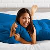 Phoenix Citadel Twin All-Season Cooling Warmth Comforter Set  3 Piece Bedding  100% Egyptian Cotton, Long-Staple & Silky Soft  Luxury Hotel-Quality Duvet Insert  Machine Washable - Royal Blue view 2