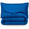 Phoenix Citadel Twin All-Season Cooling Warmth Comforter Set  3 Piece Bedding  100% Egyptian Cotton, Long-Staple & Silky Soft  Luxury Hotel-Quality Duvet Insert  Machine Washable - Royal Blue view 3