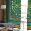 AMZRicher Irish Decor St Patrick's Day Sheer Curtains 84 Inch Length 2 Panels Set, Retro Celtic Knots Lucky Clover Semi Transparent Voile Rod Pocket Curtains for Living Dining Room Bedroom Drapes view 4