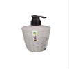 13Oz/400 ml Counter top Liquid Soap Dispenser for Bathroom Kitchen Sink | Must Item for Camping Travel | Unique Cane Design | Refillable Reusable |Hand Dish Soap | (Grey Color) view 3