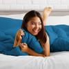 Twin XL All-Season Cooling Warmth Comforter Set  3 Piece Bedding  100% Egyptian Cotton, Long-Staple & Silky Soft  Luxury Hotel-Quality Duvet Insert  Machine Washable - Turquoise Blue view 2