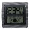La Crosse Technology BBB86118-INT Curved Atomic Digital Clock with Moon Phase & Temperature view 1