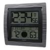 La Crosse Technology BBB86118-INT Curved Atomic Digital Clock with Moon Phase & Temperature view 3