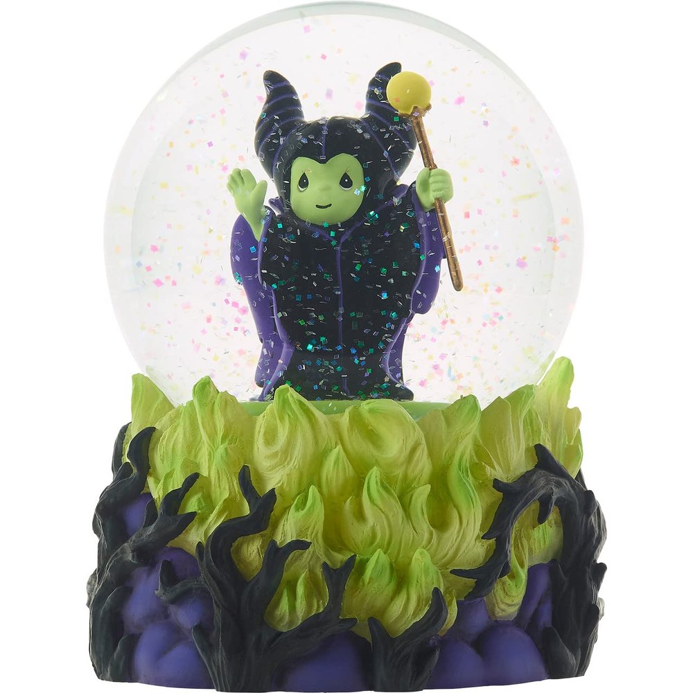 Precious Moments 222104 Disney Maleficent Musical Resin/Glass Snow Globe