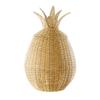 Kaplan Early Learning Pineapple Washable Wicker Floor Basket | Home Decor Organizer | Rattan Woven Fruit-Shaped Storage Bin view 1