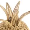 Kaplan Early Learning Pineapple Washable Wicker Floor Basket | Home Decor Organizer | Rattan Woven Fruit-Shaped Storage Bin view 3
