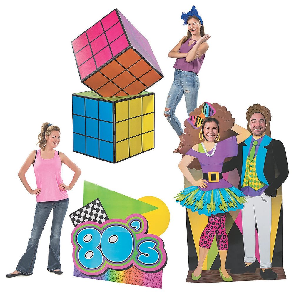 80s Decorating Kit, 3 Piece