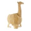 Kaplan Early Learning Giraffe Washable Wicker Floor Basket | Home Decor Organizer | Animal-Shaped Rattan Woven Storage Bin view 1