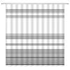 ABONAN Striped Shower Curtain Black and White Stripes Modern Simple Boho Fabric Bathroom Curtains Decor Set with Hook(67" Wx70 H) view 1