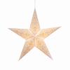 Artschatz Cathedral Paper Lantern Star Light - 5 Point  24 inch - White/Yellow with White Tissue Inlay view 1