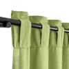 ChadMade Green Banana Linen Cotton Curtain 96 Inches Long, Bedroom Window Treatment, Light Filtering Drape for Rod Versatile Back Tab Rod Pocket, 100W96L in Cary Collection view 2
