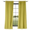 ChadMade Apple Green Linen Cotton Curtain 96 Inches Long, Bedroom Window Treatment, Light Filtering Drape for Rod Versatile Back Tab Rod Pocket, 100W96L in Cary Collection view 1