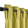 ChadMade Apple Green Linen Cotton Curtain 96 Inches Long, Bedroom Window Treatment, Light Filtering Drape for Rod Versatile Back Tab Rod Pocket, 100W96L in Cary Collection view 2