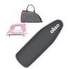 Oliso TG1600 Pro Plus 1800 Watt SmartIron with Auto Lift | Diamond Ceramic-Flow Soleplate Steam Iron (Pink) + Oliso Carry Bag for full-size irons + Ironing Board Cover (Gray) view 1