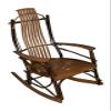 Amish-Made Medium Walnut-Stained Oak and Hickory Rocking Chair view 1