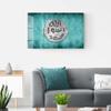 Glass Islamic Wall Art, Tempered Glass Islamic Wall Decor, Quran Art, Islamic Decorations for Home, Muslim Home Decor, Islamic Gifts, Arabic Calligraphy Wall Art, Modern Islamic Wall Art (Seal Of Muhammad Design2, 35.5 x 23.6 inches) view 2