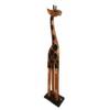 1 Pcs Wood Handicraft Large Spotted Giraffe Figurine 31.5" H view 2