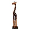 1 Pcs Wood Handicraft Large Spotted Giraffe Figurine 31.5" H view 3