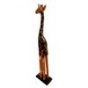 1 Pcs Wood Handicraft Large Spotted Giraffe Figurine 31.5" H view 4