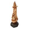 1 Pcs Of 9.5" H Wildlife Giraffe Family Scene Decorative Faux Wood Figurine view 2