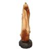 1 Pcs Of 9.5" H Wildlife Giraffe Family Scene Decorative Faux Wood Figurine view 3