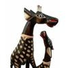 1 Pcs Wood Handicrafts Giraffe With Calf Family Figurine view 1