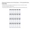 Clearview Containers - 12 Pack of 24 Ounce Honey Bears with Sealable Black Flip Top Lids (24 oz. Bear, 12pk, Black) view 4