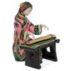 ChinaFurnitureOnline Chinese Porcelain Figurine, Lady Playing Guqin view 2