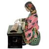 ChinaFurnitureOnline Chinese Porcelain Figurine, Lady Playing Guqin view 3