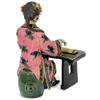 ChinaFurnitureOnline Chinese Porcelain Figurine, Lady Playing Guqin view 4