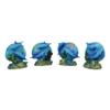1 Pcs Ocean Reef Swimming Dolphins Fish W/Clams Mini Figurines view 2