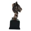1 Pcs Jungle Wildlife Apex Predator Bengal Tiger Bust Sculpture 9" H With Trophy Base view 4