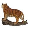 1 Pcs Sultan Orange Bengal Tiger On Rock Statue 7.25"Long Giant Cat Wild Animal Decor view 4