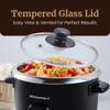 Elite Gourmet ERC006SS 6-Cup Electric Rice Cooker with Stainless Steel Inner Pot, Makes Soups, Stews, Porridges, Grains and Cereals, 6 cup (3 cups uncooked), Black view 3