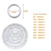 Heavy Loads Base For Round Table Round Swivel Plate Hardware Aluminium Alloy Swivel Turntable For Turn Table,TV Monitor Stand, Electronic Repair, Sculpture Base view 2